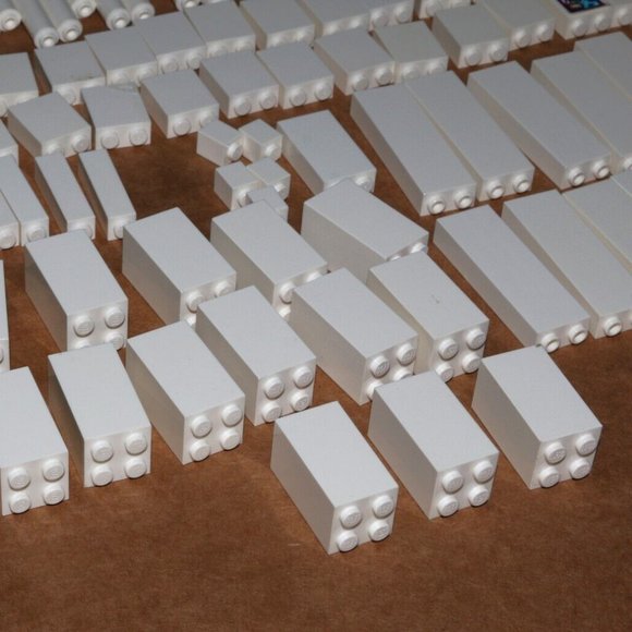 LEGO Friends columns pillars supports white 2454 2453 43888 bulk - Picture 6 of 10